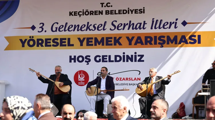 Keçiören’de 3. Geleneksel Serhat İlleri Yöresel Yemek Yarışması'na yoğun ilgi