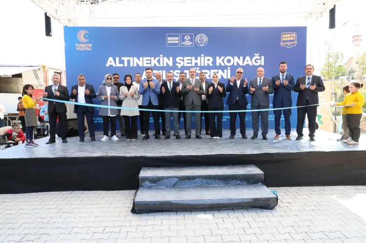 Konya'da Altınekin Şehir Konağı törenle hizmete girdi
