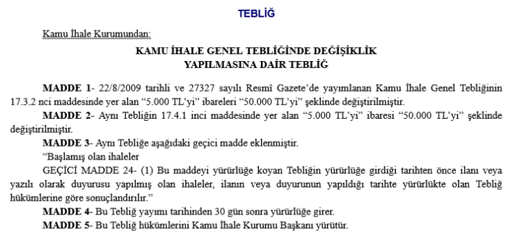Kamu ihalelerine katılacaklara kritik uyarı! Vergi ve SGK borcu sınırı 50 bin TL’ye çıktı