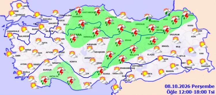 Bugün hava nasıl olacak? İşte yağış beklenen iller