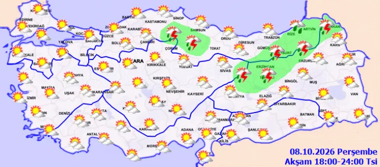 Bugün hava nasıl olacak? İşte yağış beklenen iller