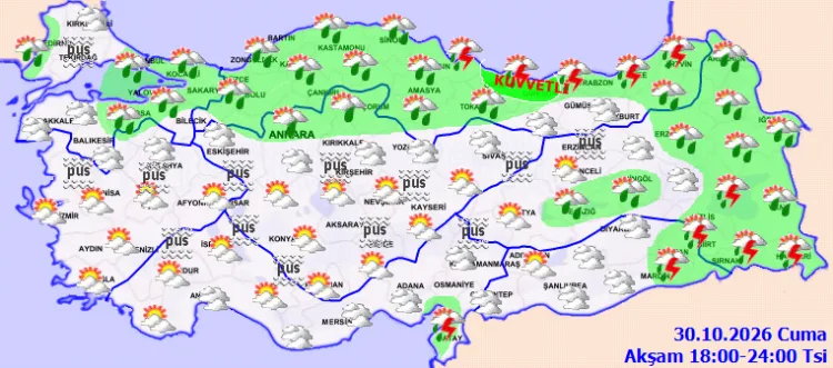 Meteoroloji’den sağanak yağış uyarısı! Birçok bölgede gök gürültülü sağanak bekleniyor