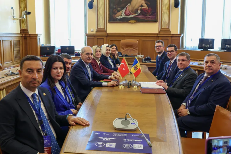 TBMM Başkanı Numan Kurtulmuş, Moldova Meclis Başkanı ile Roma’da buluştu