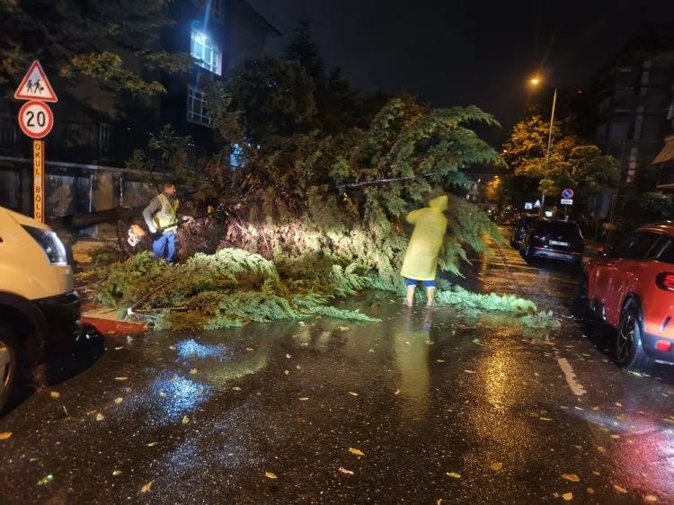Bakırköy'den yağışa 24 saat kesintisiz müdahale