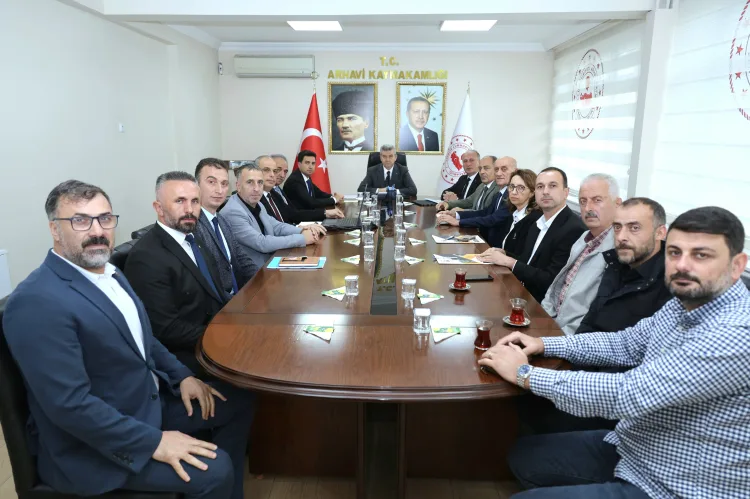 Artvin'de Arhavi OSB Müteşebbis Heyeti toplandı