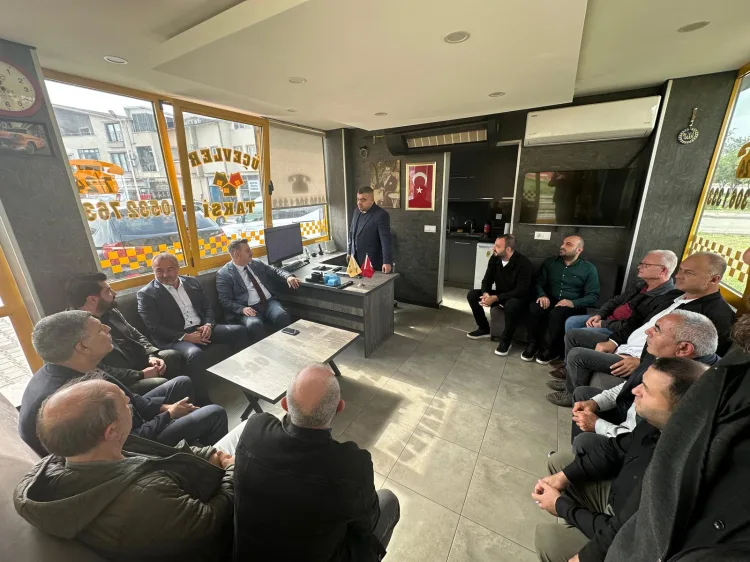 Anahtar Parti Bursa’dan taksi esnafına destek... Kuralsız taşımacılığa karşıyız