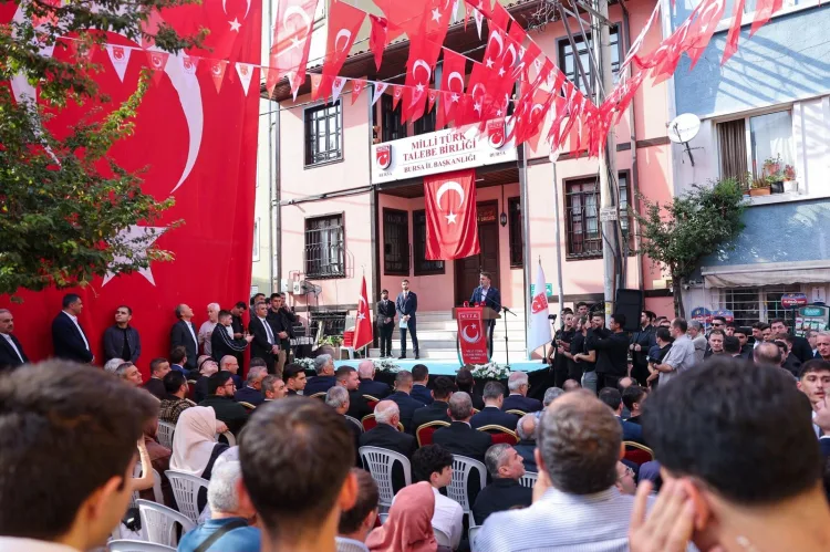 Millî Türk Talebe Birliği Bursa İl Başkanlığı yeni hizmet binası açıldı