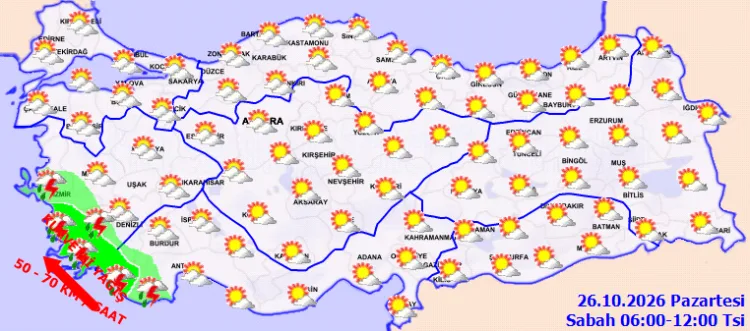 Meteoroloji’den kuvvetli yağış ve fırtına uyarısı! Ege ve Marmara’da dikkat!