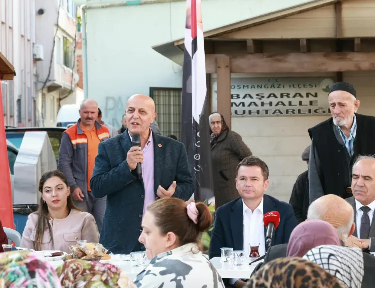 Bursa Osmangazi’de vatandaşların sorunlarına çözüm buluşmaları