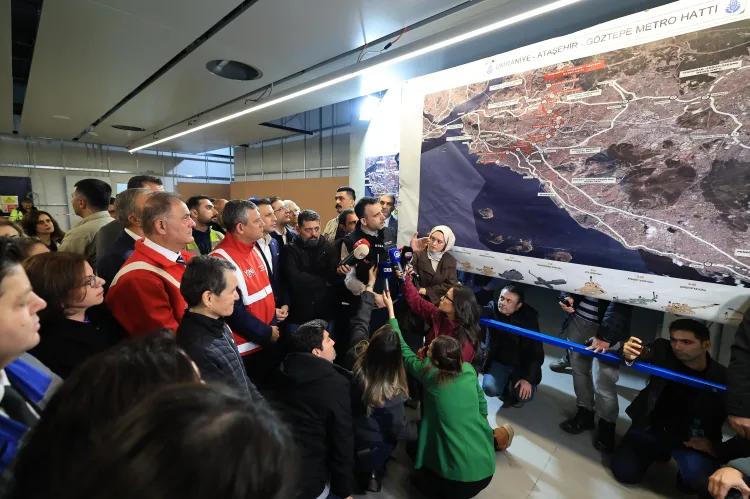 O hatta test sürüşü yapıldı... İstanbul’da metro için geri sayım