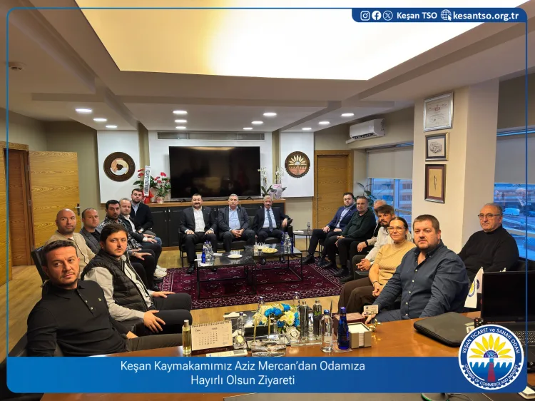 Keşan TSO’ya Tebrik Ziyaretleri Sürüyor