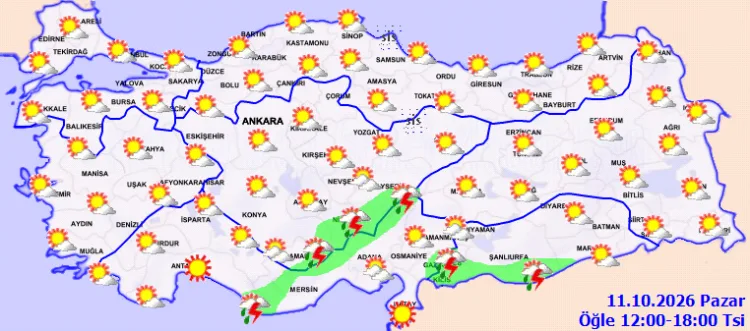 Bugün hava nasıl olacak? Güney kesimlere yağış uyarısı