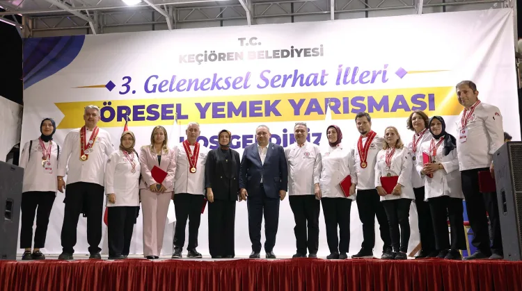 Keçiören’de yöresel lezzetler yarıştı, ödüller sahiplerini buldu
