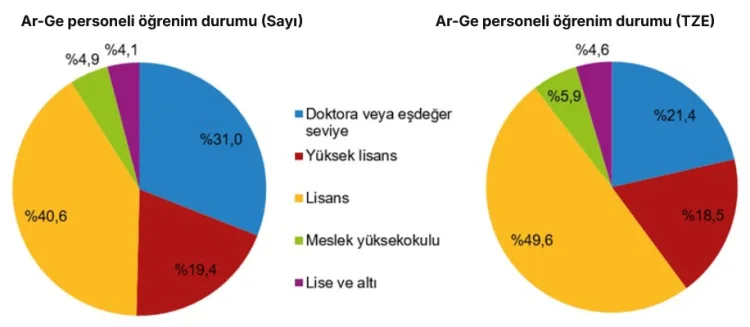 Türkiye’nin Ar-Ge harcamaları 1 trilyon TL’ye dayandı