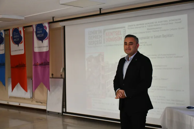 İzmir Kent Konseyi'nden 'kentsel dönüşüm' paneli