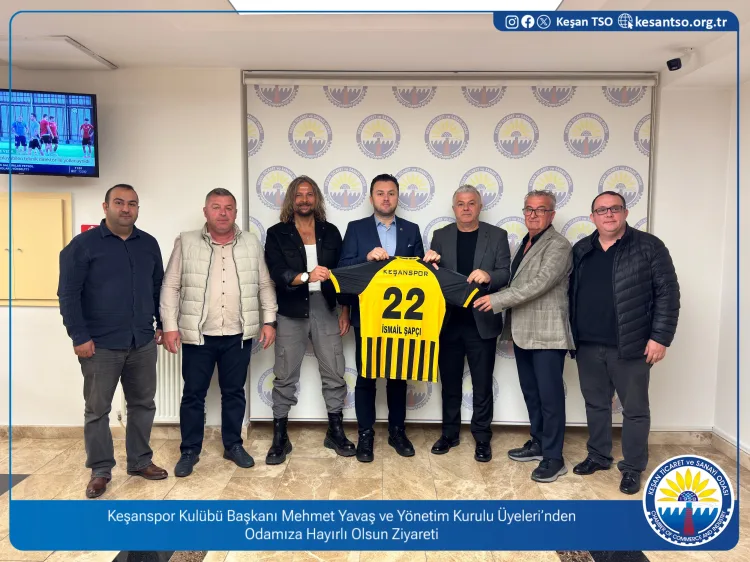 Keşan TSO’ya Tebrik Ziyaretleri Sürüyor